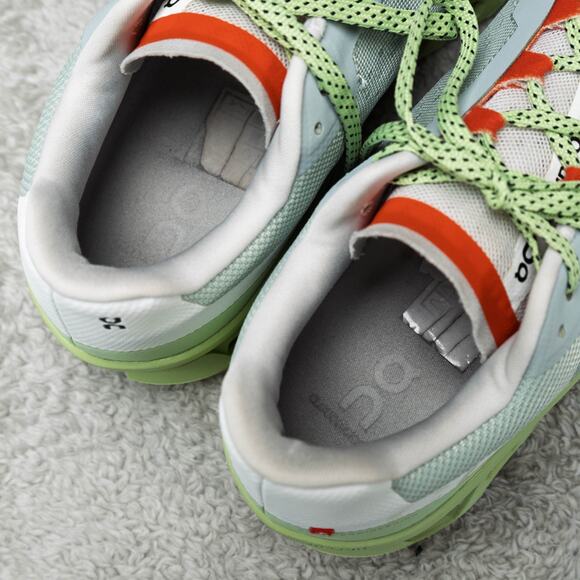 On Cloud Cloudmonster Green Glacier Gray Running Shoes Sneakers Womens Size 10 - Picture 8 of 15